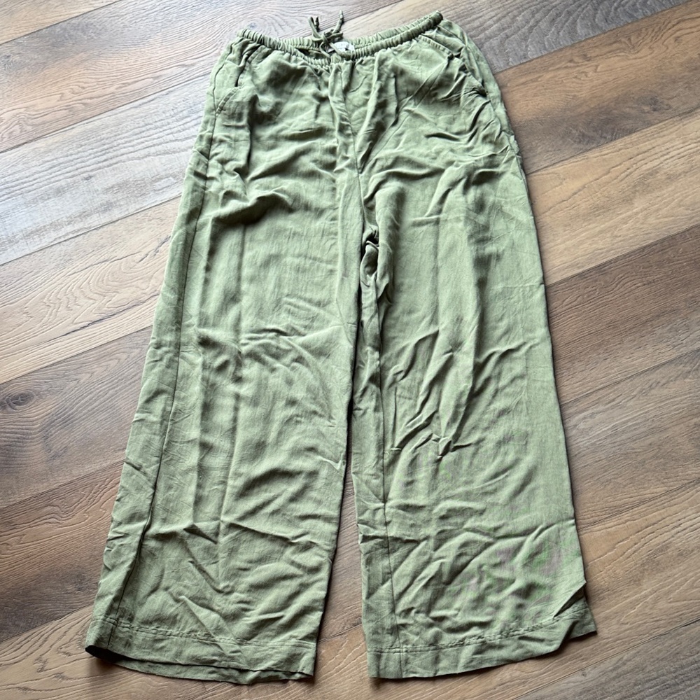 Z Supply Olive Wide Leg Pants
